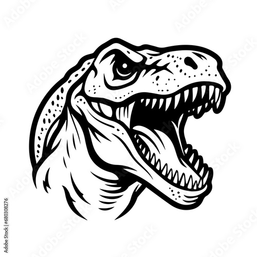 Playful Dinosaur Illustration Vector