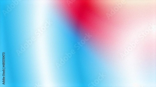 abstract red and blue gradient grain background loop