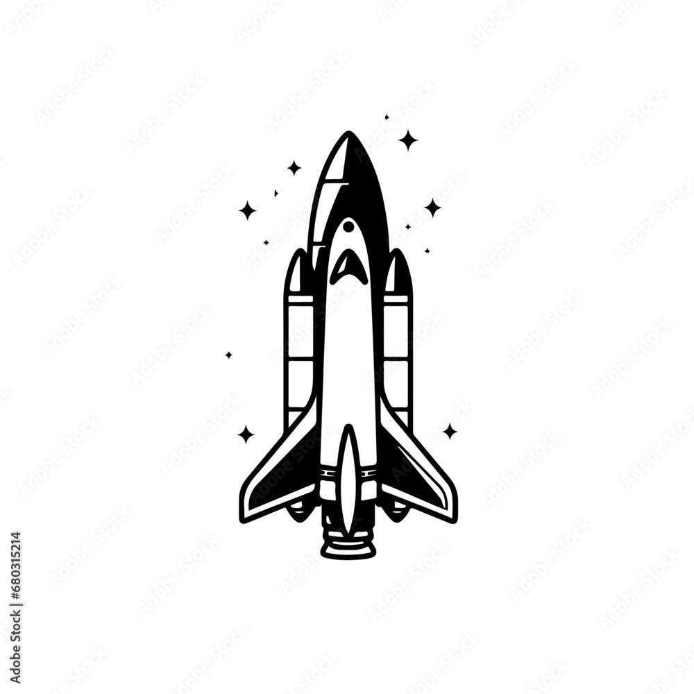 Rocket Ship Vector Illustration Rocket Ship Vector Illustration