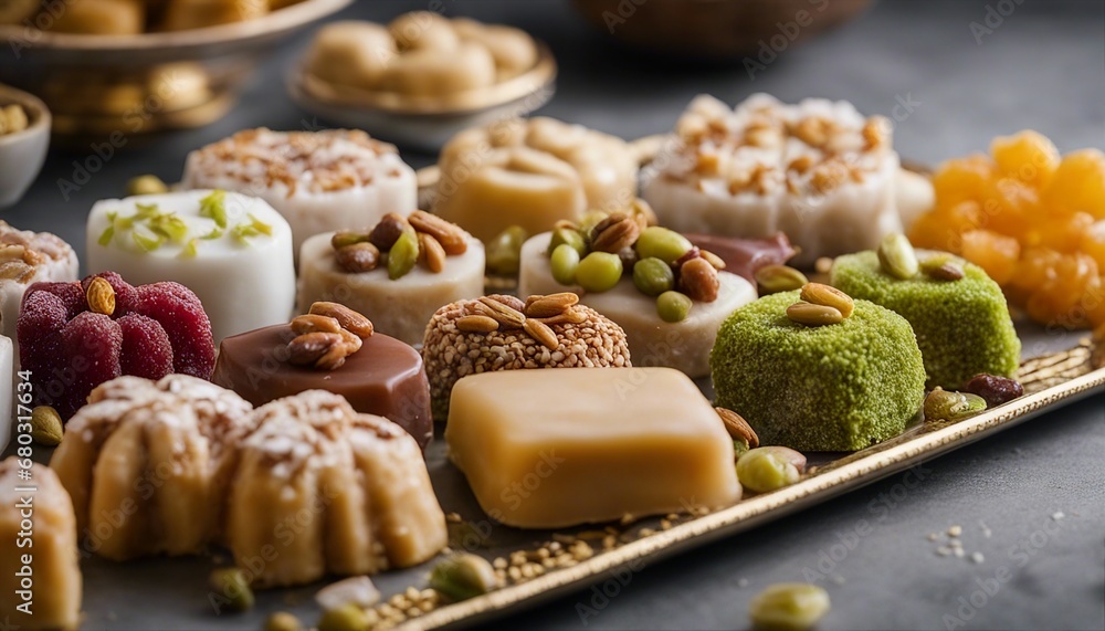 Middle Eastern sweets assortment