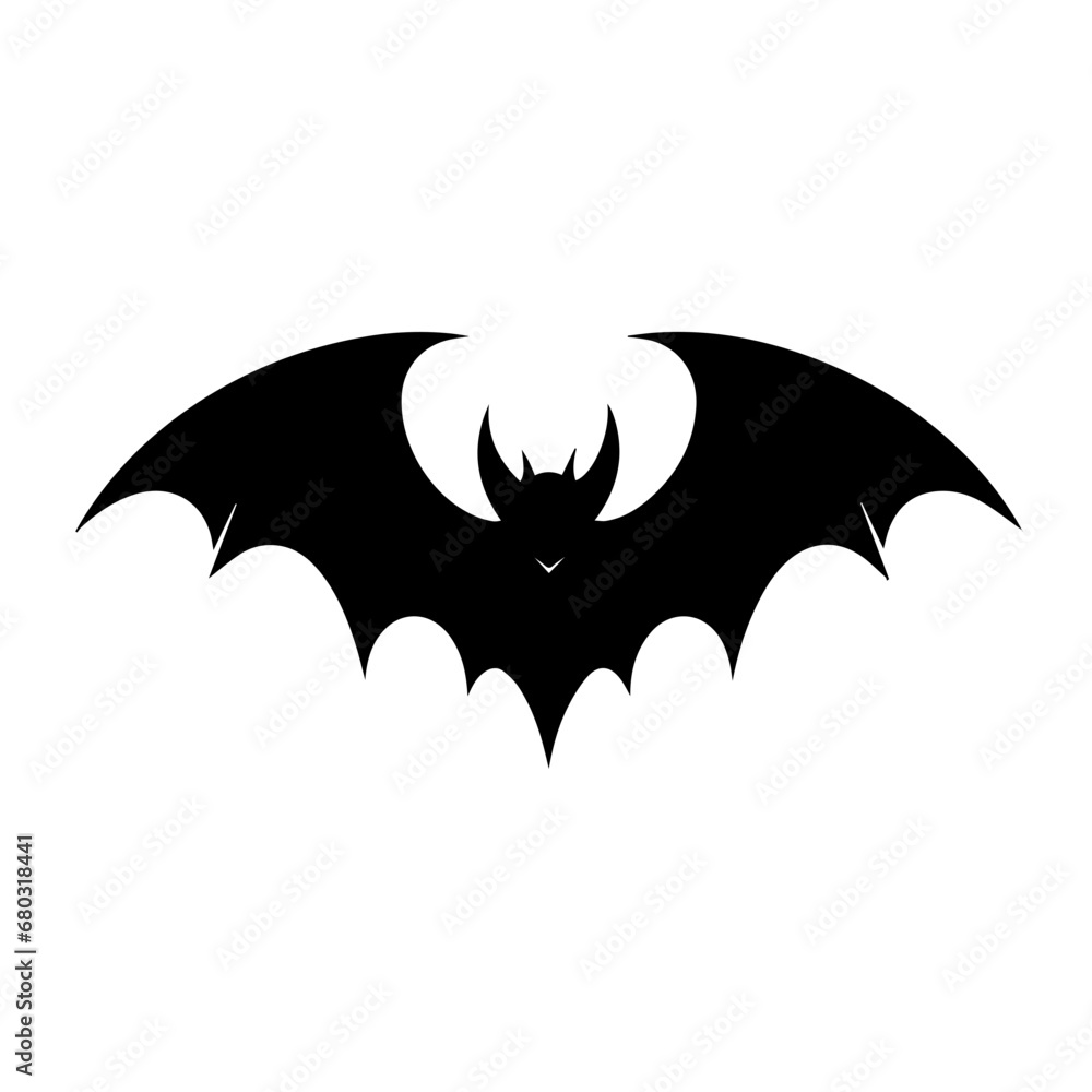 Mysterious Halloween Bat Vector Illustration Mysterious Halloween Bat Vector Illustration
