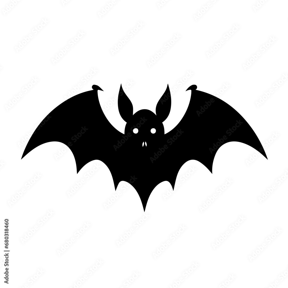 Mysterious Halloween Bat Vector Illustration Mysterious Halloween Bat Vector Illustration