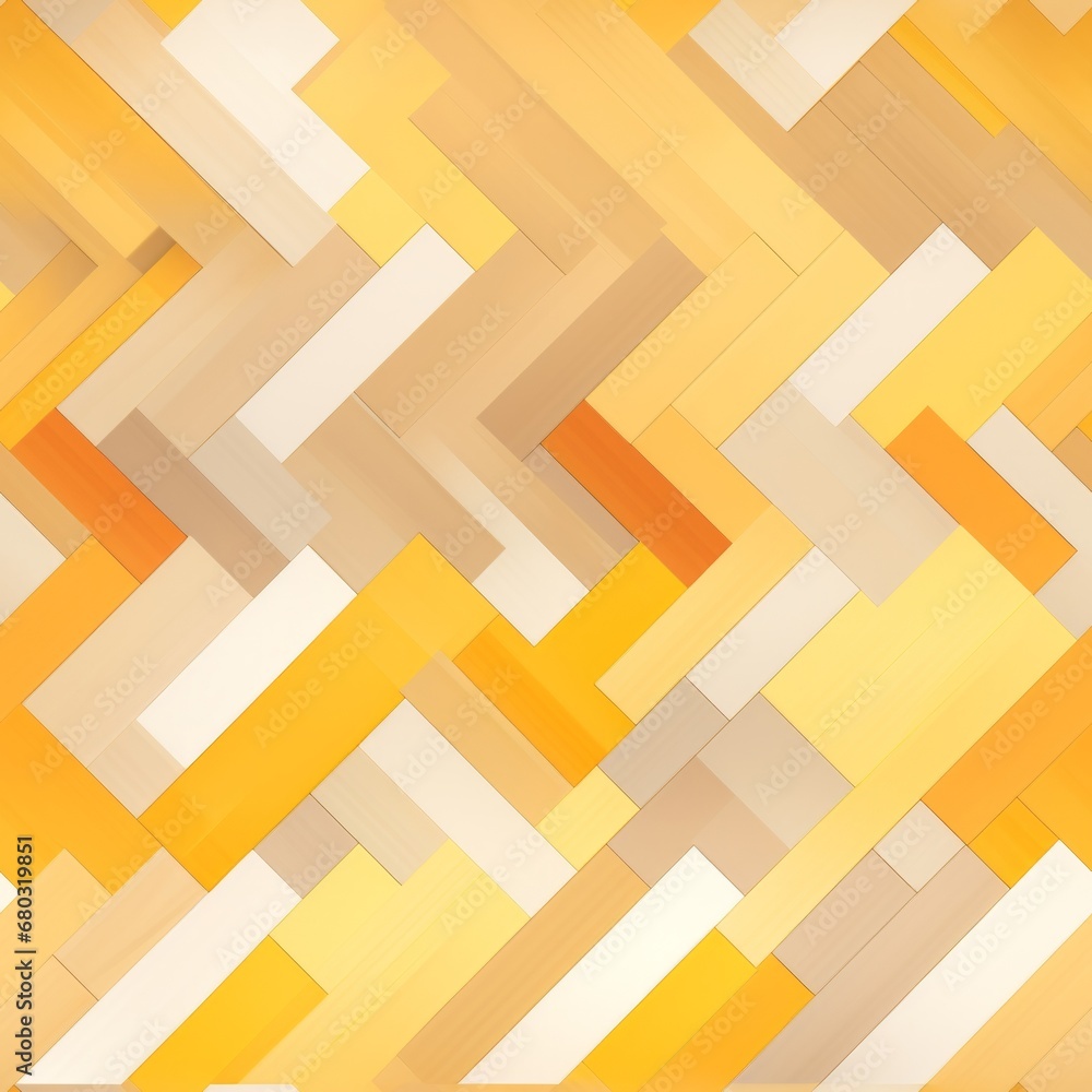 Vibrant and dynamic abstract geometric seamless pattern in various shades of yellow colors Vibrant and dynamic abstract geometric seamless pattern in various shades of yellow colors