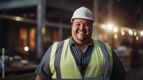 portrait of a engineer in the city