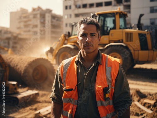 construction worker on a construction site