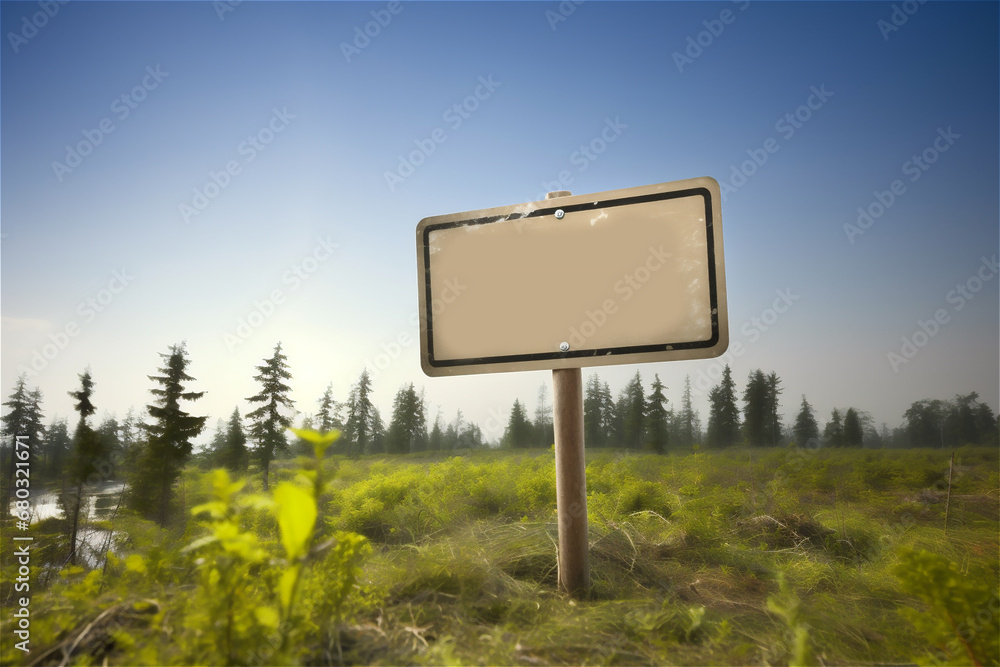 nature background with a banner with copy space nature background with a banner with copy space