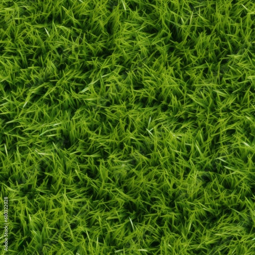 Vibrant green grass top view seamless pattern for creative design and printing with crisp detail