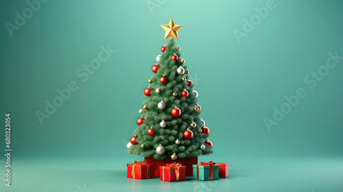 Christmas Tree with Gifts 