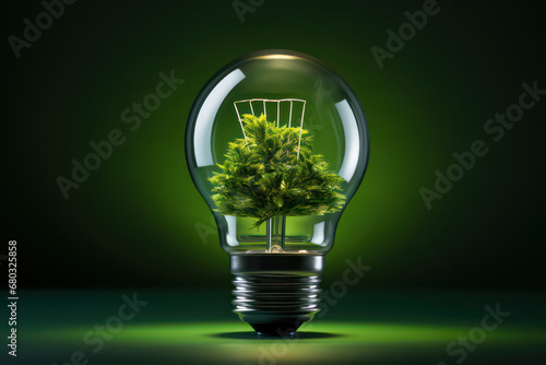 Eco green energy design background