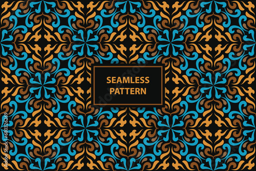 Seamless pattern. modern Arabic design.
