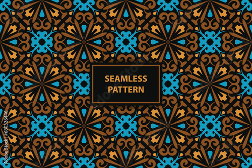 Seamless pattern. modern Arabic design.