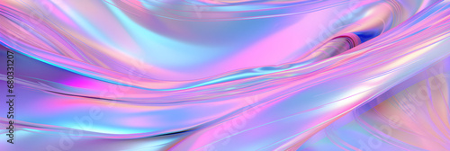 abstract trendy holographic flowing iridescent background