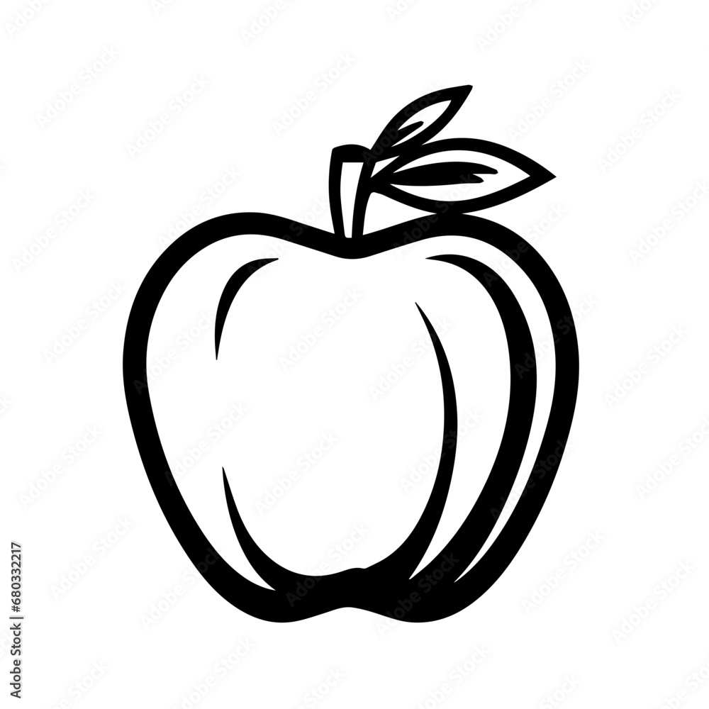 Apple Vector Illustration Apple Vector Illustration