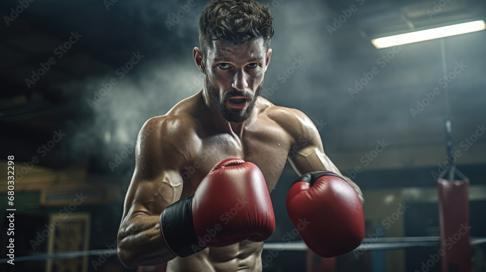 person who trains boxing generative ai