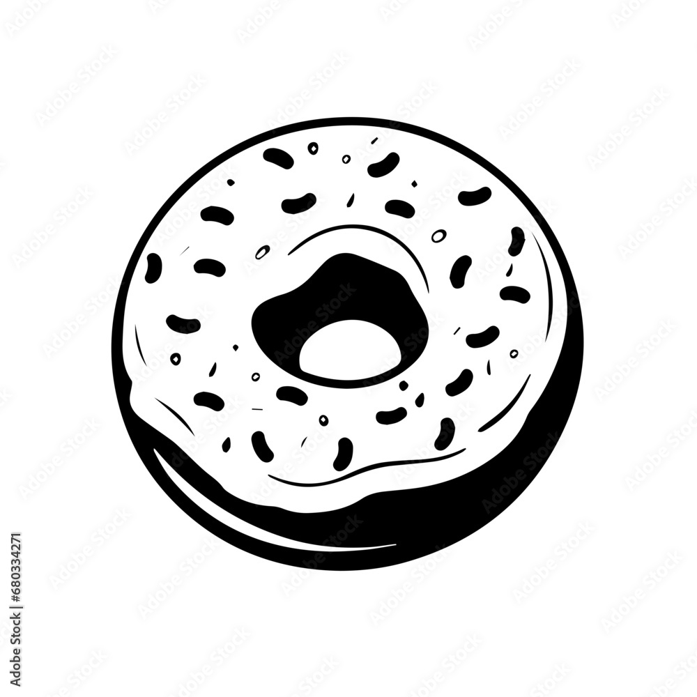 Irresistible Glazed Donut Vector Illustration Irresistible Glazed Donut Vector Illustration