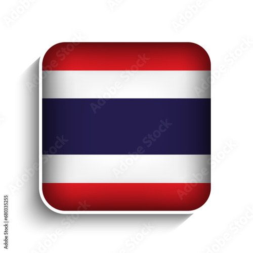 Free Download Vector Square Thailand Flag Icon - GFXLoad