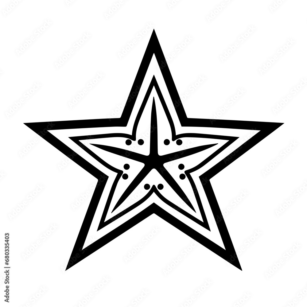 Radiant Starry Night Vector Illustration Radiant Starry Night Vector Illustration