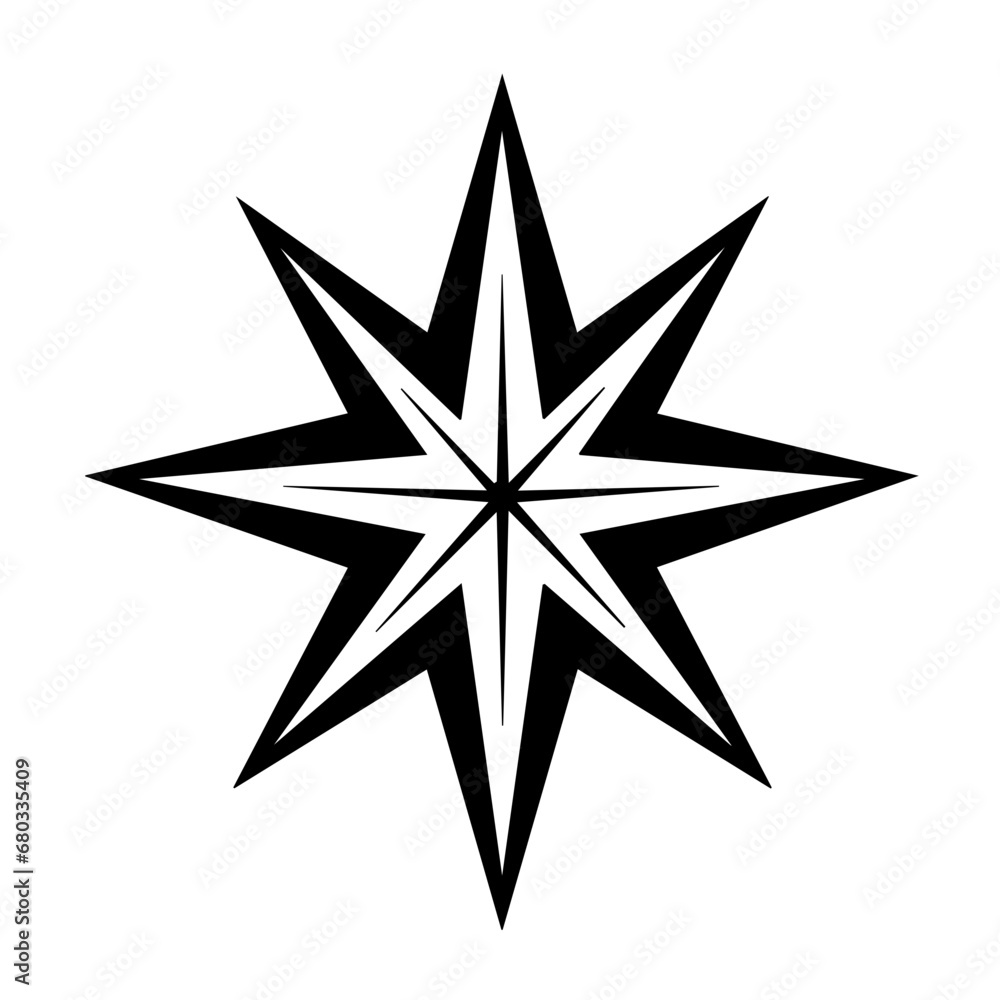 Radiant Starry Night Vector Illustration Radiant Starry Night Vector Illustration