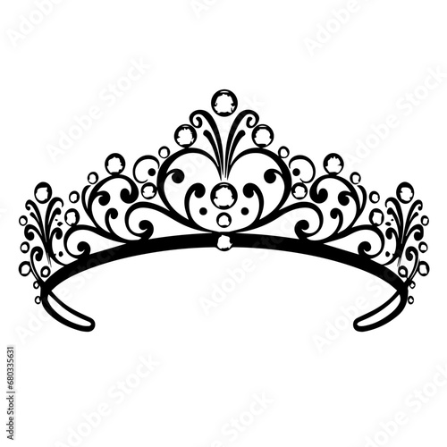 Tiara Crown Vector Illustration