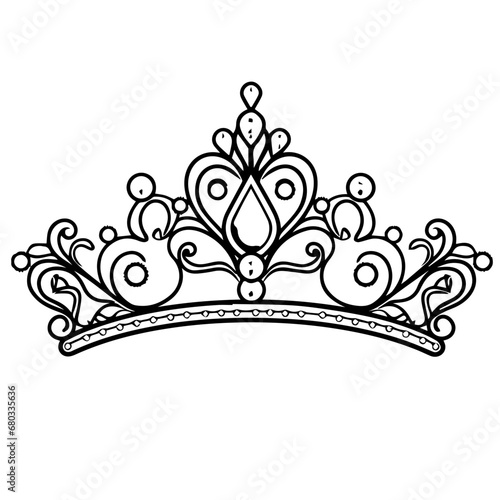 Tiara Crown Vector Illustration
