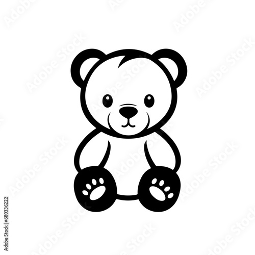 Fototapeta Naklejka Na Ścianę i Meble -  Adorable Teddy Bear Vector Illustration