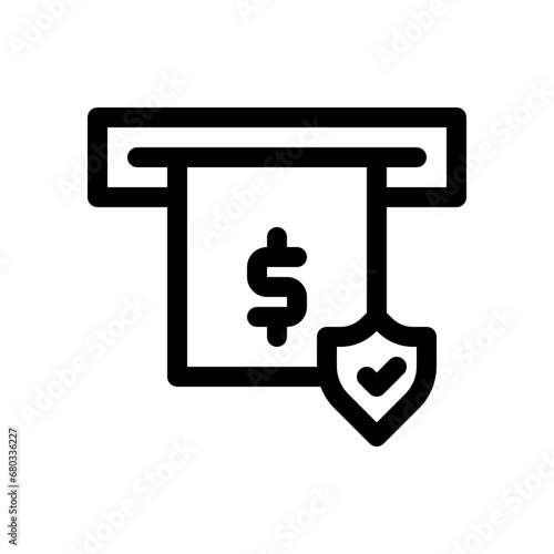 withdrawal line icon