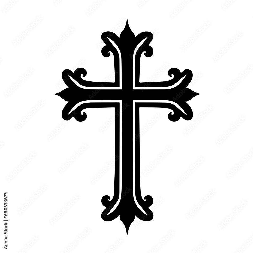 Cross Symbol Vector Illustration