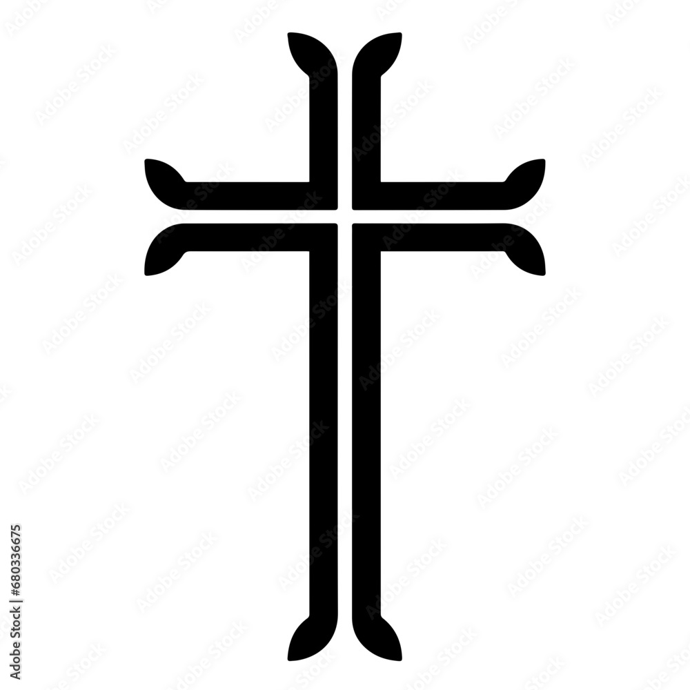 Cross Symbol Vector Illustration