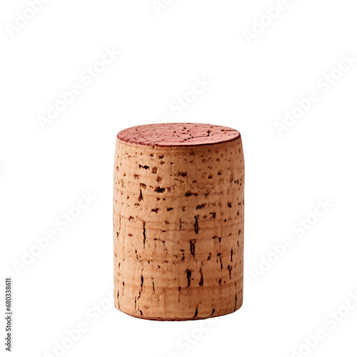 Obraz na płótnie wine cork isolated on white w salonie