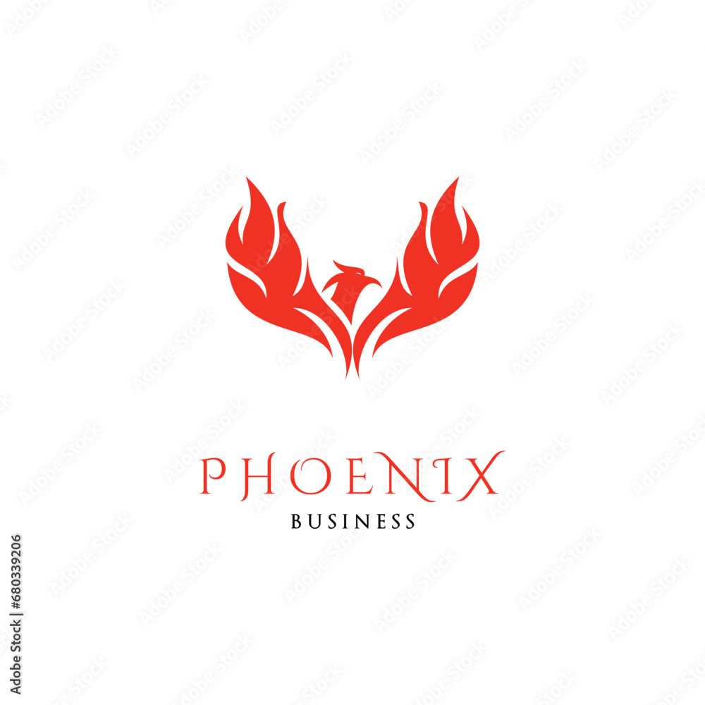 Phoenix Icon Logo Design Template Phoenix Icon Logo Design Template