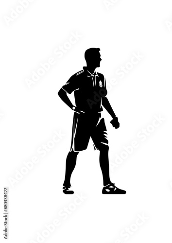 Soccer Referee Vector Illustration