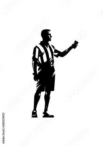 Soccer Referee Vector Illustration