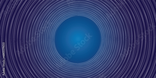 Blue vector illustration which consist of circles.Light blue dynamic abstract vector background with diagonal lines. 3d cover business presentation banner for sale night party event. Fast moving soft  photo