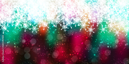 雪　クリスマス　冬　光　背景