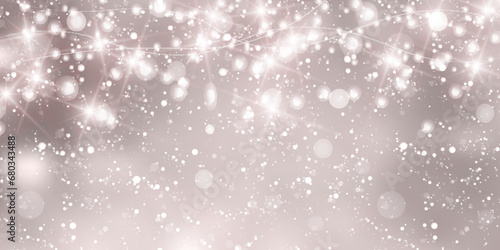 雪　クリスマス　冬　光　背景