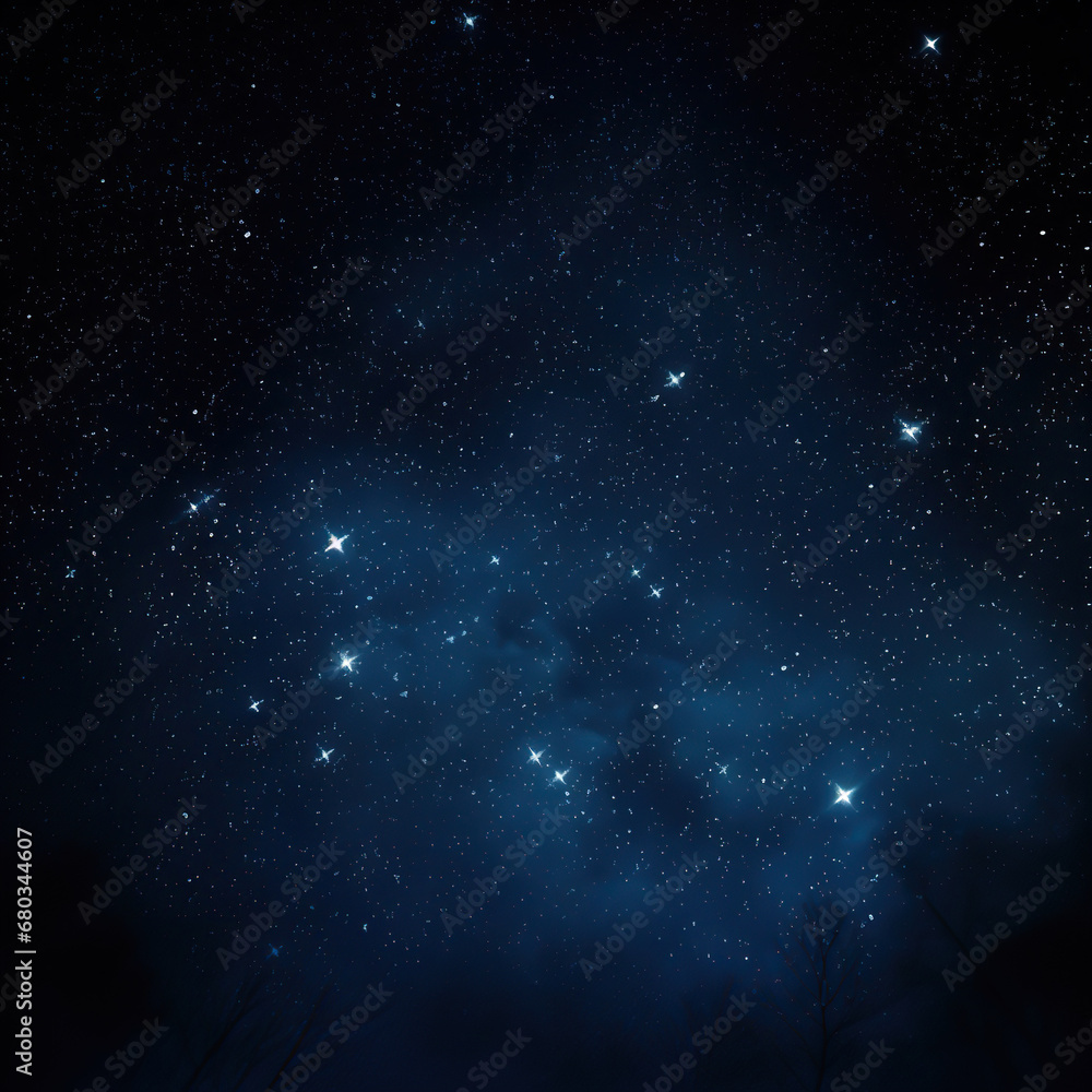 Naklejka premium night sky