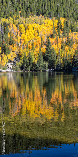 Bear Lake Autumn Mirror Vertical Panorama