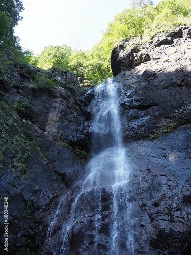 Asao Falls and its surroundings