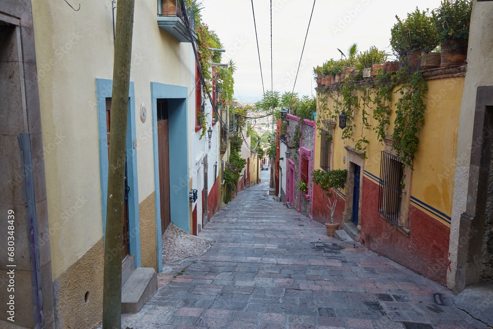 The scenic town of San Miguel de Allende in Guanajuato, Mexico