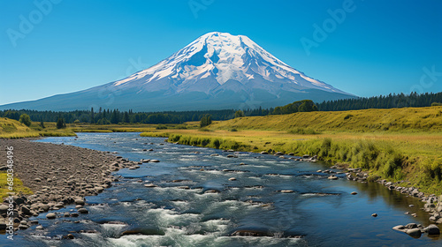 mountain in autumn