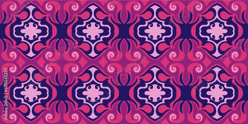 Seamless pattern with elements wallpaper.
