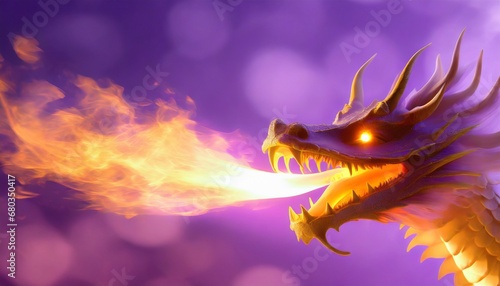 火を吹くドラゴン