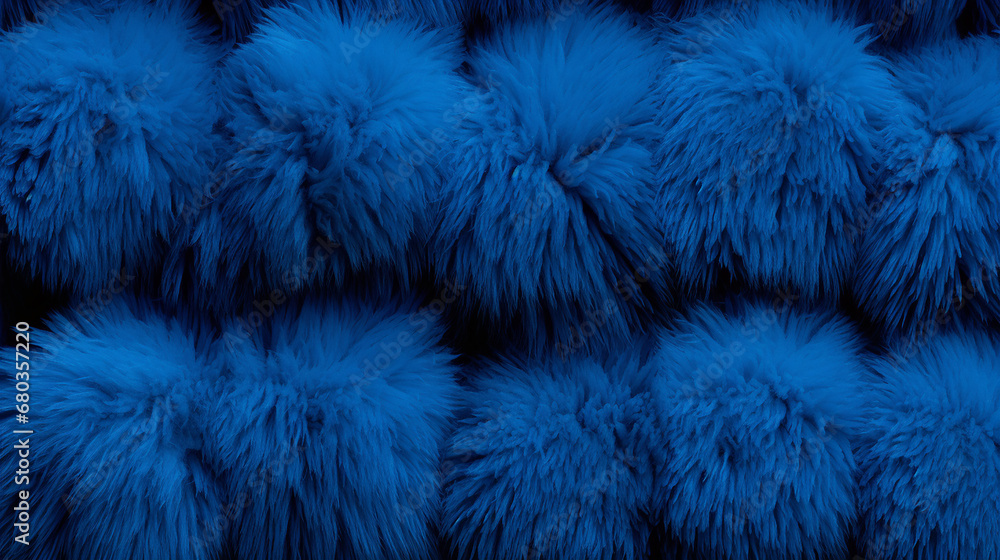 Obraz premium The_blanket_of_furry_blue_fleece_fabric