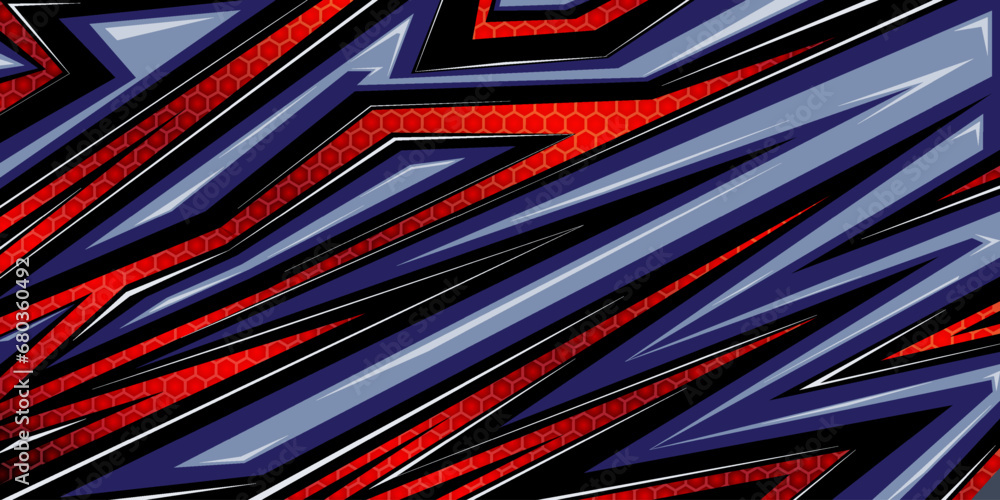 Vehicle sticker stripes. Racing car signature strips. Sport car ...