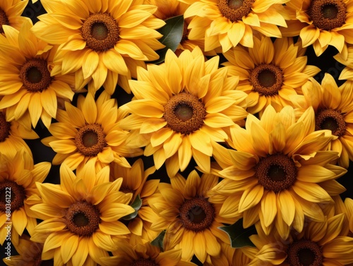 Blooming Sunflowers