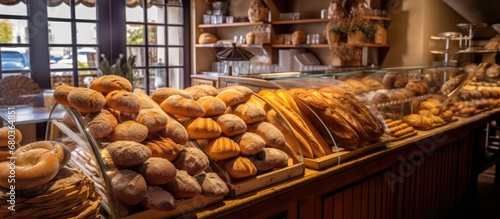 In a quaint French bakery, the aroma of freshly baked bread filled the air, setting the perfect background for a thriving business that specialized in organic and natural food. The golden color of the