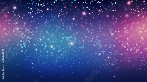 Starry sky abstract poster web page PPT background, digital technology background © jiejie