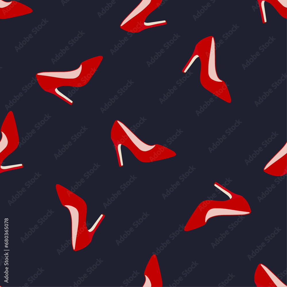 seamless pattern with shoes seamless pattern with shoes