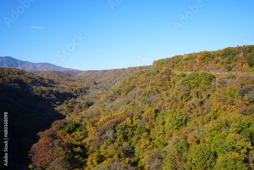 Autumn Landscape of Yatsugatake in Yamanashi, Japan - 日本 山梨県 八ヶ岳 紅葉 photo