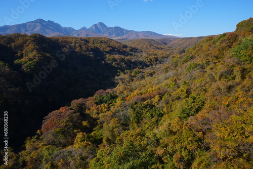 Autumn Landscape of Yatsugatake in Yamanashi, Japan - 日本 山梨県 八ヶ岳 紅葉